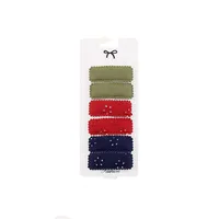Sweet Geometric Flower Cloth Hair Clip sku image 6
