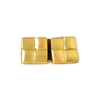1 Pair Retro Simple Style Geometric Copper 18K Gold Plated Ear Studs sku image 1