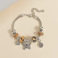 Wholesale Jewelry Basic Simple Style Classic Style Star Heart Shape Crown Alloy Beaded Bracelets main image 5