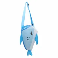 Unisex Medium Nylon Shark Cute Beach Open Beach Bag sku image 7