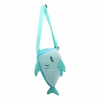 Unisex Medium Nylon Shark Cute Beach Open Beach Bag sku image 5