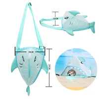 Unisex Medium Nylon Shark Cute Beach Open Beach Bag main image 3
