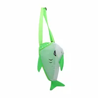 Unisex Medium Nylon Shark Cute Beach Open Beach Bag sku image 4