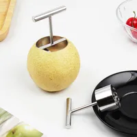 Simple Style Solid Color 304 Stainless Steel Corer 1 Piece main image 1