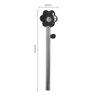 Cute Solid Color Flower Glass Stirring Rod 1 Piece sku image 2