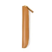 Solid Color Pu Learning Retro Simple Style Pencil Case main image 5