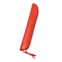 Solid Color Pu Learning Retro Simple Style Pencil Case sku image 2