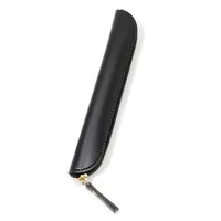 Solid Color Pu Learning Retro Simple Style Pencil Case sku image 5