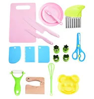 Casual Solid Color Plastic Chopping Board Fruit Knife 1 Set sku image 26