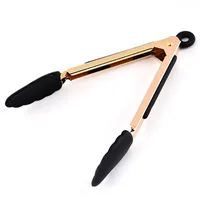 Simple Style Solid Color 430 Stainless Steel Food Tongs 1 Piece main image 2
