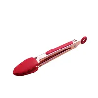 Simple Style Solid Color 430 Stainless Steel Food Tongs 1 Piece sku image 1