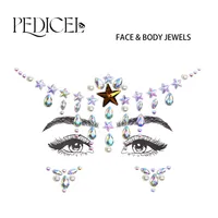 Multicolor Rhinestone Tattoos & Body Art 1 Piece sku image 5