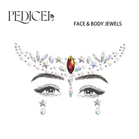 Multicolor Rhinestone Tattoos & Body Art 1 Piece sku image 1