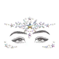 Multicolor Rhinestone Tattoos & Body Art 1 Piece main image 3
