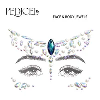 Multicolor Rhinestone Tattoos & Body Art 1 Piece sku image 18
