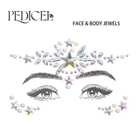 Multicolor Rhinestone Tattoos & Body Art 1 Piece sku image 19