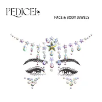 Multicolor Rhinestone Tattoos & Body Art 1 Piece sku image 4