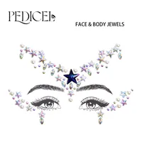 Multicolor Rhinestone Tattoos & Body Art 1 Piece sku image 7