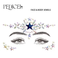 Multicolor Rhinestone Tattoos & Body Art 1 Piece sku image 6