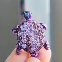 Simple Style Classic Style Tortoise Alloy Inlay Rhinestones Unisex Brooches sku image 8