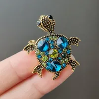 Simple Style Classic Style Tortoise Alloy Inlay Rhinestones Unisex Brooches sku image 3