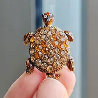 Simple Style Classic Style Tortoise Alloy Inlay Rhinestones Unisex Brooches sku image 5