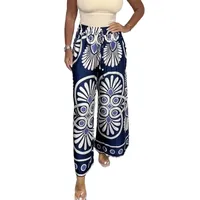 Women's Holiday Daily Simple Style Printing Full Length Printing Pocket Casual Pants Straight Pants main image 5