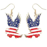 1 Pair Simple Style Classic Style Printing Printing Inlay Zinc Alloy Rhinestones Drop Earrings sku image 3