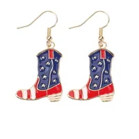 1 Pair Simple Style Classic Style Printing Printing Inlay Zinc Alloy Rhinestones Drop Earrings sku image 15