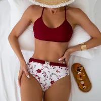 Women's Ditsy Floral 2 Pieces Set Bikinis Swimwear main image 1