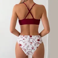 Women's Ditsy Floral 2 Pieces Set Bikinis Swimwear main image 2