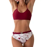 Women's Ditsy Floral 2 Pieces Set Bikinis Swimwear main image 4