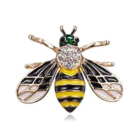 Cartoon Style Cute Animal Insect Bee Alloy Enamel Plating Inlay Rhinestones Unisex Brooches sku image 23