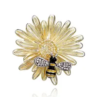 Cartoon Style Cute Animal Insect Bee Alloy Enamel Plating Inlay Rhinestones Unisex Brooches sku image 30