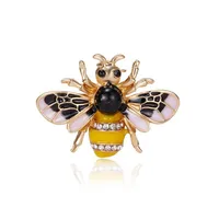 Cartoon Style Cute Animal Insect Bee Alloy Enamel Plating Inlay Rhinestones Unisex Brooches sku image 15