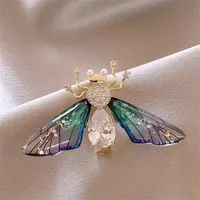 Cartoon Style Cute Animal Insect Bee Alloy Enamel Plating Inlay Rhinestones Unisex Brooches sku image 9