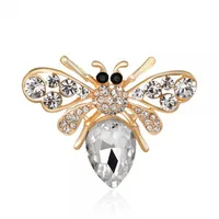 Cartoon Style Cute Animal Insect Bee Alloy Enamel Plating Inlay Rhinestones Unisex Brooches sku image 22