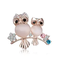 Cartoon Style Cute Animal Insect Bee Alloy Enamel Plating Inlay Rhinestones Unisex Brooches sku image 18
