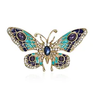 Cartoon Style Cute Animal Insect Bee Alloy Enamel Plating Inlay Rhinestones Unisex Brooches sku image 31