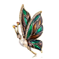 Cartoon Style Cute Animal Insect Bee Alloy Enamel Plating Inlay Rhinestones Unisex Brooches sku image 25