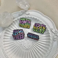Cartoon Style Cowboy Style Letter Alloy Stamping Stoving Varnish Plating Unisex Brooches main image 4