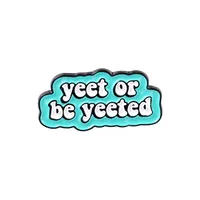 Cartoon Style Cowboy Style Letter Alloy Stamping Stoving Varnish Plating Unisex Brooches sku image 4