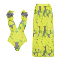 Women's Sexy Ditsy Floral 2 Pieces Set One Piece Swimwear main image 1