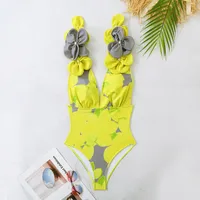 Women's Sexy Ditsy Floral 2 Pieces Set One Piece Swimwear main image 2