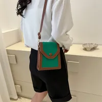 Women's Pu Leather Lingge Streetwear Magnetic Buckle Shoulder Bag main image 2