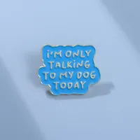 Simple Style Classic Style Letter Zinc Alloy Plating Unisex Brooches main image 1
