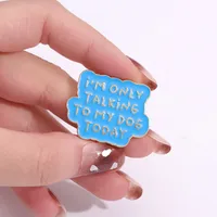 Simple Style Classic Style Letter Zinc Alloy Plating Unisex Brooches main image 5