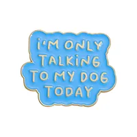 Simple Style Classic Style Letter Zinc Alloy Plating Unisex Brooches main image 2