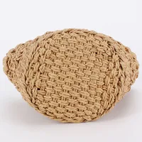 Women's Medium Polyester Cotton Geometric Basic Beach String Straw Bag main image 2