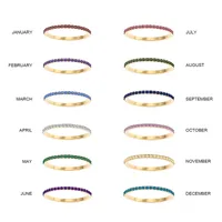 316 Stainless Steel  Shiny Inlay Geometric Rhinestones Rings main image 2
